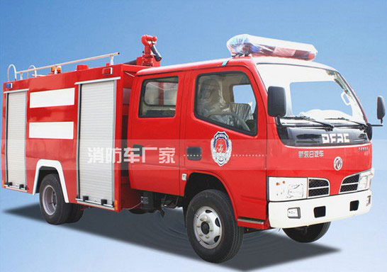 3吨东风福瑞卡水罐消防车图片