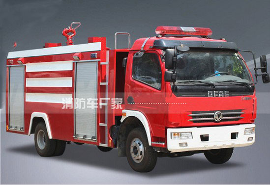 5吨东风多利卡单排座泡沫消防车价格