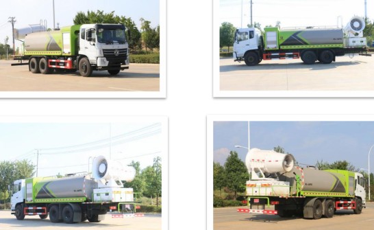 国六东风随专K6后双桥圆罐多功能抑尘车 国六东风随专K6后双桥圆罐多功能抑尘车