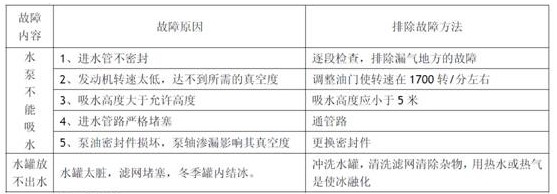 洒水车故障维修 洒水车故障维修